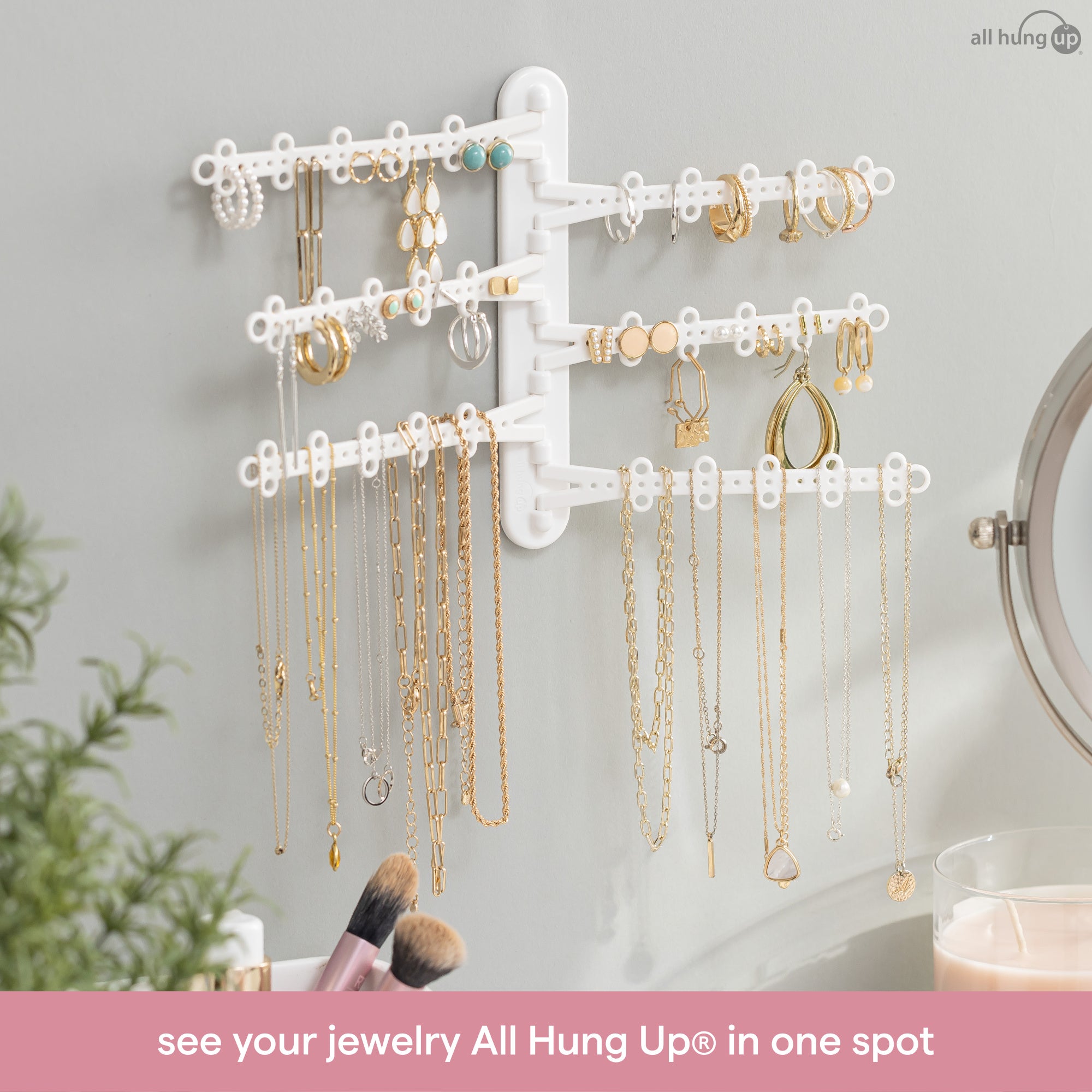 Wall Jewelry Organizer 6"